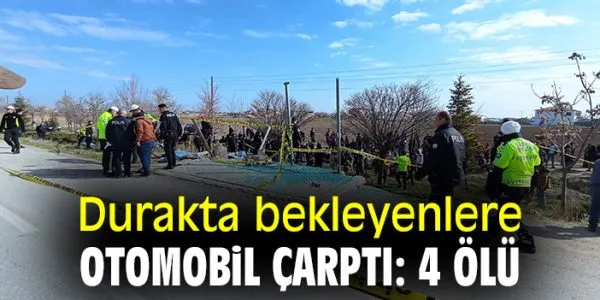 Konya’da Otobüs Durağındaki Kaza: 4 Ölü, 5 Yaralı