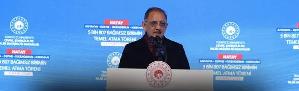 Bakan Özhaseki Hatay’a 224 Milyar TL Yatırım Yaptı