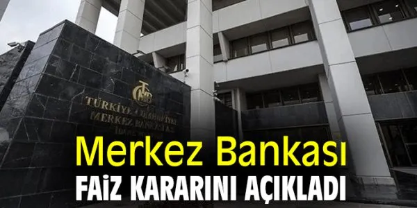 TCMB Faiz Kararını Açıkladı: Faiz Yüzde 5’e Yükseltildi