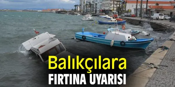 Bodrum-Anamur Arasında Fırtına Uyarısı!