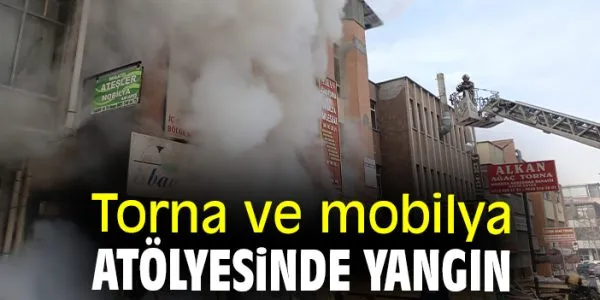 Ulubey Mahallesi’nde Mobilya Atölyesinde Yangın!