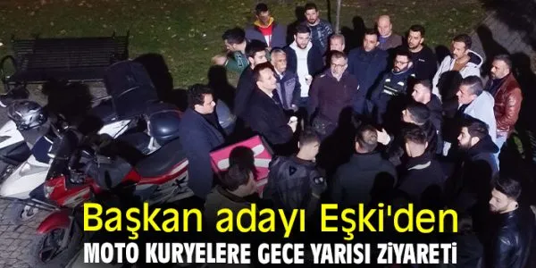 Bornova Belediye Başkan Adayı Ömer Eşki’den Kuryelere Destek Vaadi