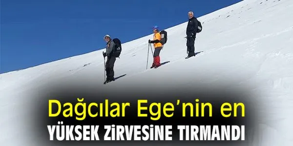 Honaz Dağı’na Zorlu Tırmanış!