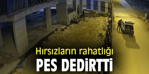 Gaziantep’te Şantiyede Demir Hırsızlığı Skandalı!
