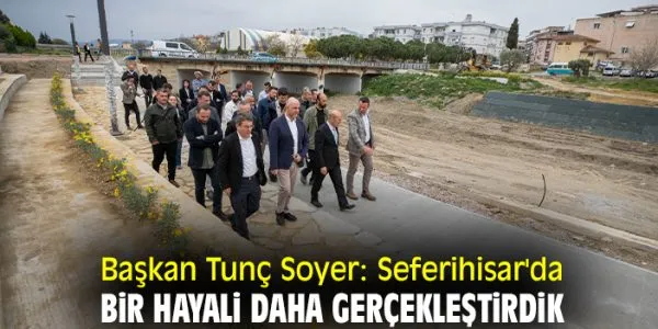İzmir’de Kocaçay Projesi’nde sona gelindi!