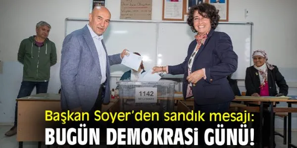 Tunç Soyer Sandık Başında Oyunu Kullandı