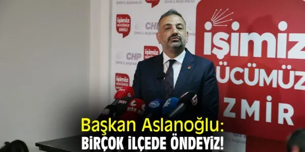 İzmir’de CHP Önde!
