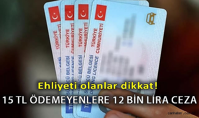 Ehliyetinizi Yenilemeyi Unutmayın!