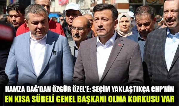 CHP’nin Panik Hali: Hamza Dağ’dan Üstü Kapalı Cevap