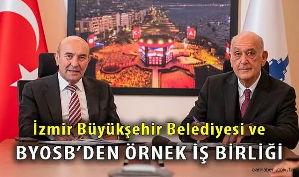 İzmir Büyükşehir Belediyesi’nden BAYOSB’ye İtfaiye Grubu İmzalıyor