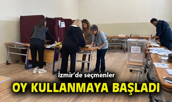 İzmir’de 3 Milyon Seçmen Sandık Başında