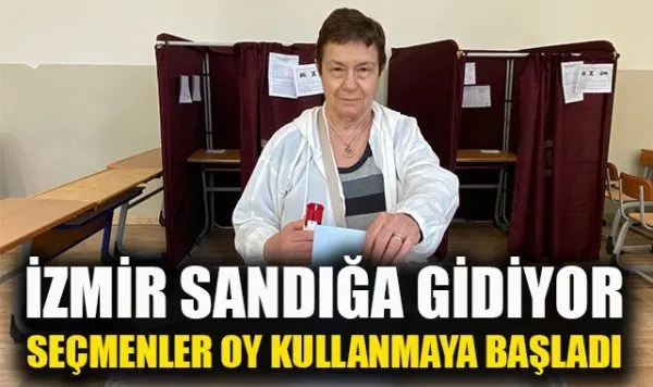 İzmir’de 3,4 Milyon Seçmen Sandık Başında
