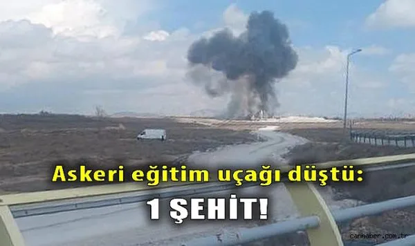Türk Yıldızları’na Ait F-5 Eğitim Uçağı Düştü!