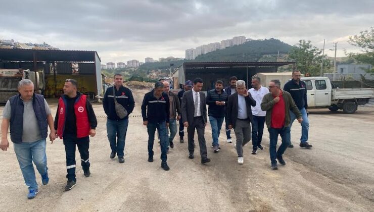 Başkan Önal, haftanın ilk mesaisine şantiyelerden başladı