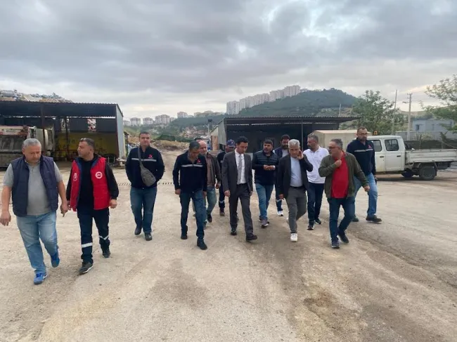 Başkan Önal, haftanın ilk mesaisine şantiyelerden başladı