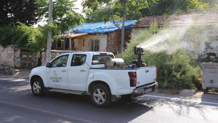 BAYRAKLI’DA ‘İLAÇLAMA’ SEFERBERLİĞİ