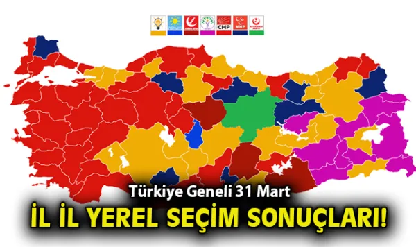 31 Mart Seçim Sonuçları: İşte Kesinleşen İller!