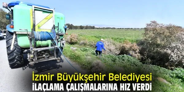 İzmir’de 12 Ay Boyunca Süren İlaçlama Çalışmaları