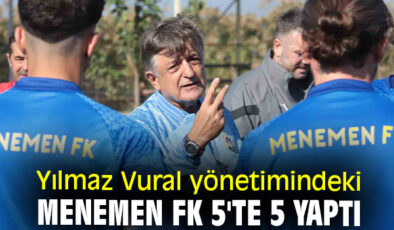 Menemen FK, 5 Maçlık Galibiyet Serisini Sürdürdü