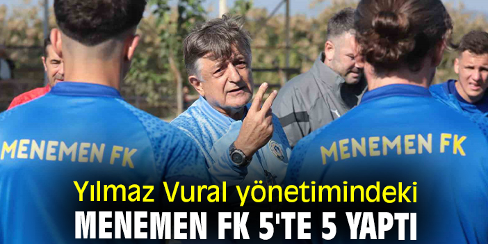 Menemen FK, 5 Maçlık Galibiyet Serisini Sürdürdü