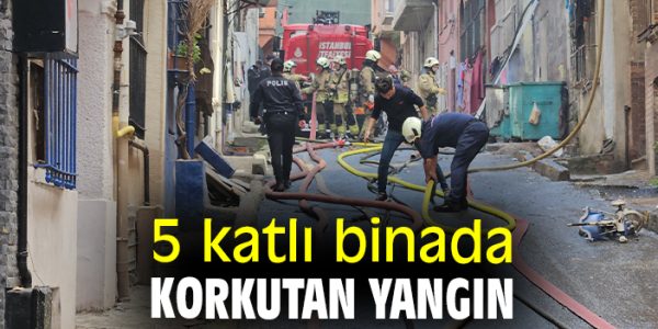 Tarlabaşı’nda Çıkan Yangında Dramatik Kurtarım Öyküsü
