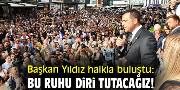 Çiğli Belediye Başkanı Onur Emrah Yıldız Halka Seslendi