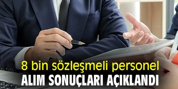Bakan Göktaş: 8 Bin Personel Alım Sonuçları Açıklandı