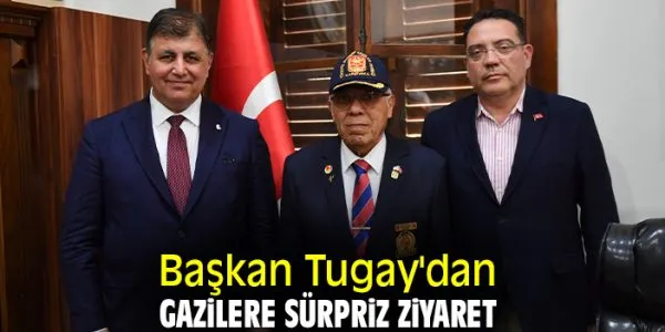 Başkan Tugay, Gazilere Ziyaret Başladı