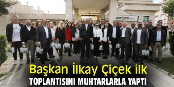 Muhtarlarla bir araya geldi: Birlik ve beraberlik vurgusu
