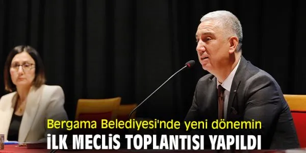 Bergama Belediyesi Meclis Üyeleri Göreve Hazır
