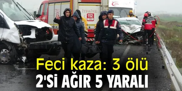 Diyarbakır’da Trafik Kazası: 3 Ölü 5 Yaralı