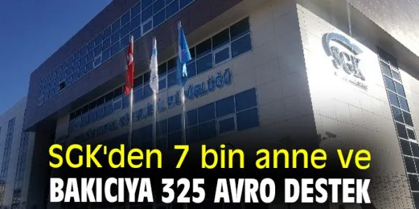 7 Bin Anneye 325 Avro Destek: Vedat Işıkhan Açıkladı