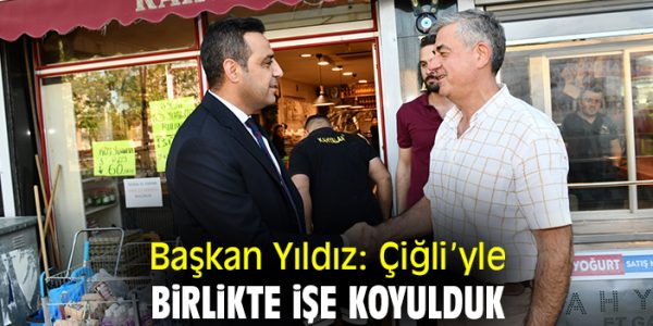 Çiğli Belediye Başkanı’ndan Esnaf Ziyareti