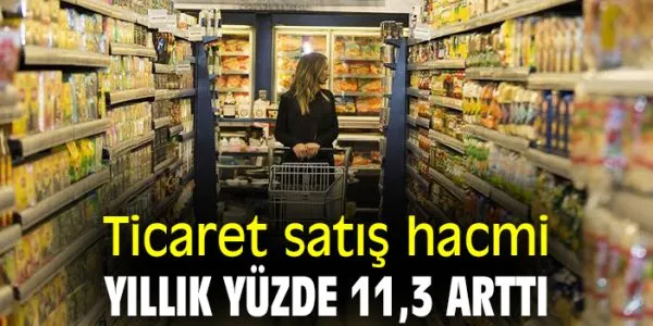 TÜİK: Ticaret Satış Hacmi Şubat Ayında Yüzde 11,3 Arttı