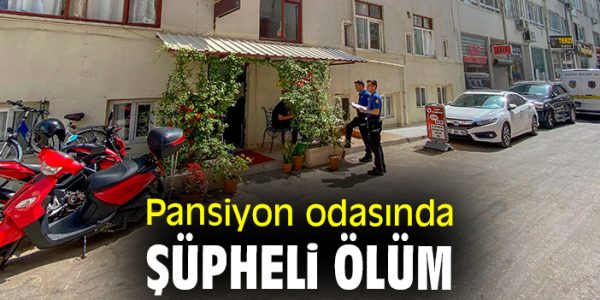 Muratpaşa Mahallesinde Pansiyonda Ölüm