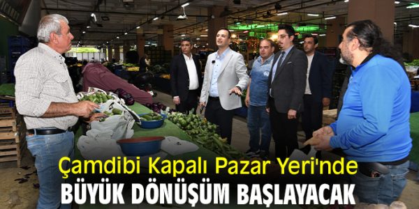 Bornova Belediye Başkanı Pazar Yeri’nde İncelemeler Yaptı