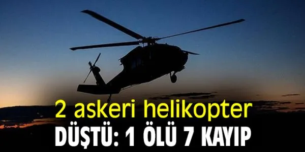 Japonya’da Helikopter Kazası: 1 Ölü, 7 Kayıp