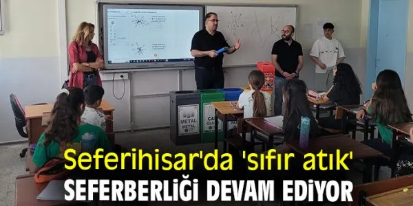 Seferihisar Belediyesi’nden Çocuklara Sıfır Atık Eğitimi