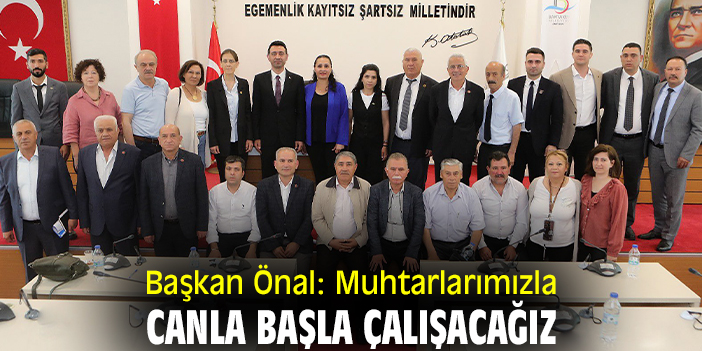 Bayraklı’da Muhtarlarla İstişare Heyeti