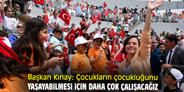 Başkan Kınay, Çocuk Şenliğinde Buluştu