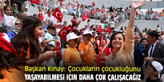 Başkan Kınay, Çocuk Şenliğinde Buluştu