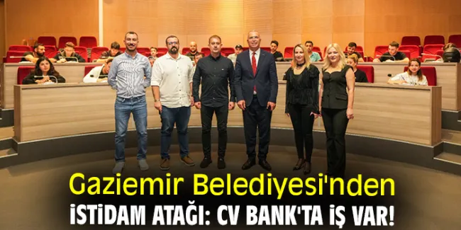 Gaziemir Belediyesi’nden İş Arayanlara Destek: CV Bank İle İş Fırsatları!