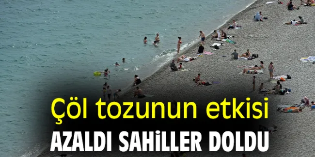 Antalya’da Çöl Tozu Etkisi!