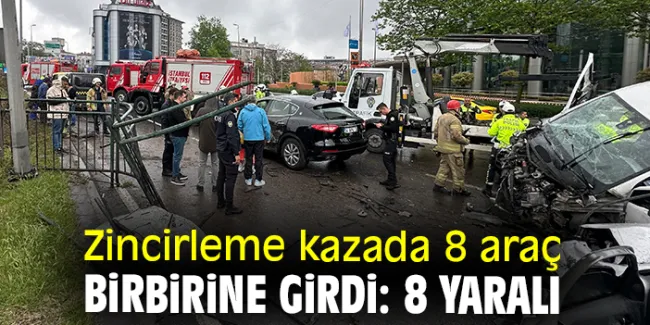 Beşiktaş’ta Zincirleme Kaza: 8 Yaralı