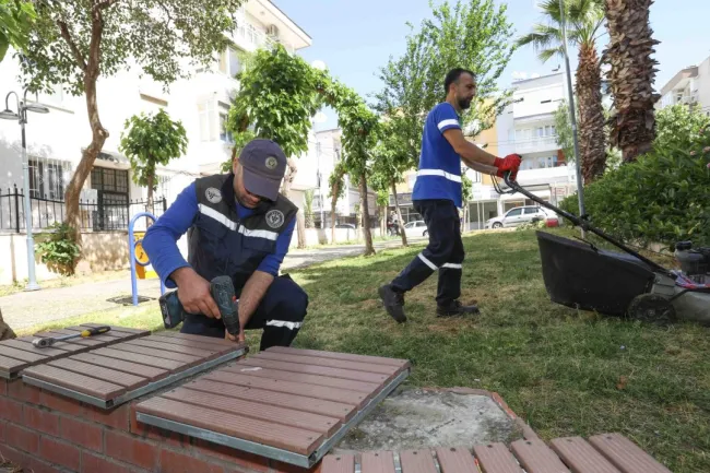 Buca’nın Parklarında Yaza Hazırlık