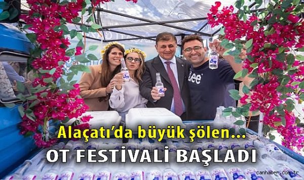 Çeşme’de Başkan Tugay’ın katılımıyla renklenen Alaçatı Ot Festivali