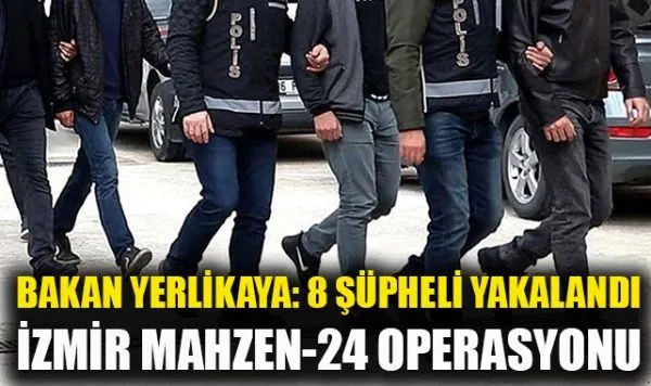 İzmir’de Suç Örgütüne Operasyon: 8 Şüpheli Yakalandı!