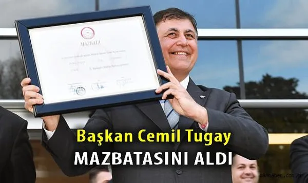 “İzmir Büyükşehir Belediye Başkanı Dr. Cemil Tugay, Mazbatasını Aldı”