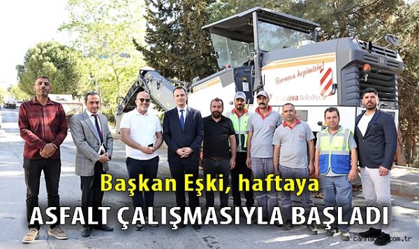 Bornova’da Asfalt Çalışmaları Hız Kazanıyor