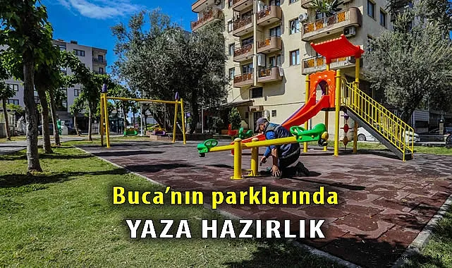 Buca’da Park Bakım ve Yeşillendirme Çalışmaları Hız Kazandı